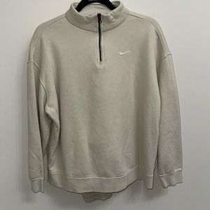 NIKE 1/4-Zip Fleece Sweatshirt and Classic Fleece Oversized Sweatpants